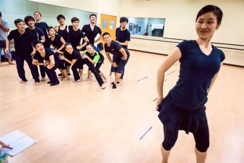 The cast of Xuan Zang: Journey to the West - The Musical by Han Production at a rehearsal in Kuala Lumpur. Producer/director Yang Wei Han calls this English and Mandarin musical an "epic production".